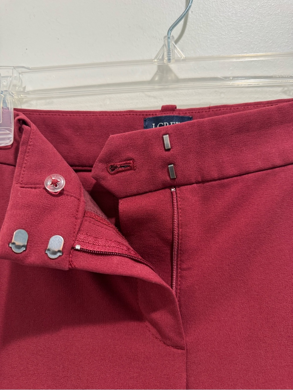 J.Crew Ruby Pant Burgundy Red Ankle Pants Size 4 - Picture 4 of 9